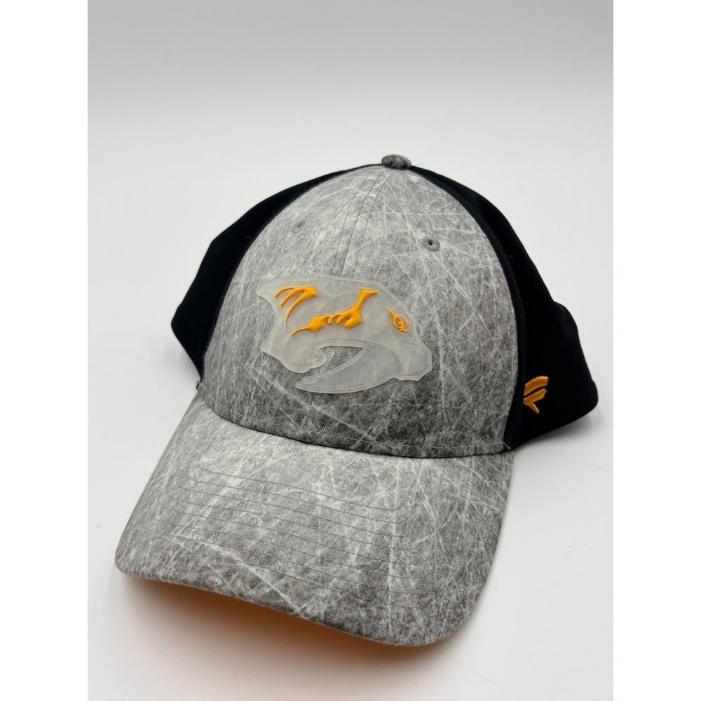 Fanatics Nashville Predators NHL Flex Fit Baseball Hat Men's SZ L/XL Gray/Black